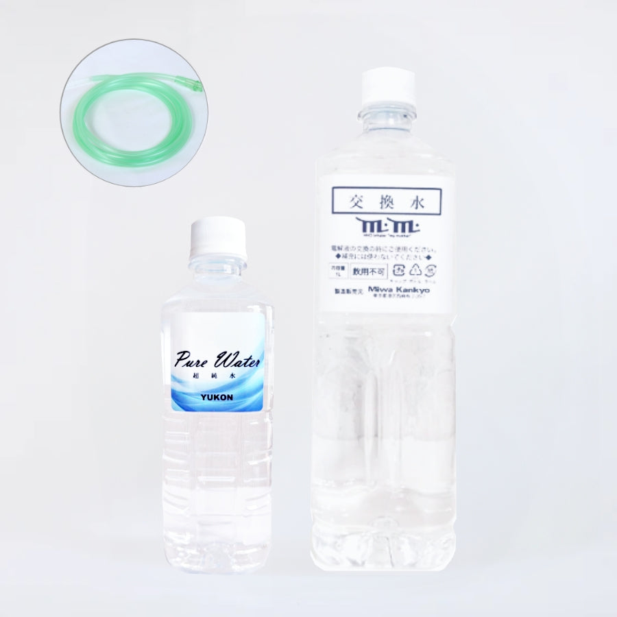 mm交換水1L 1本+純水9本+カニューラ3本